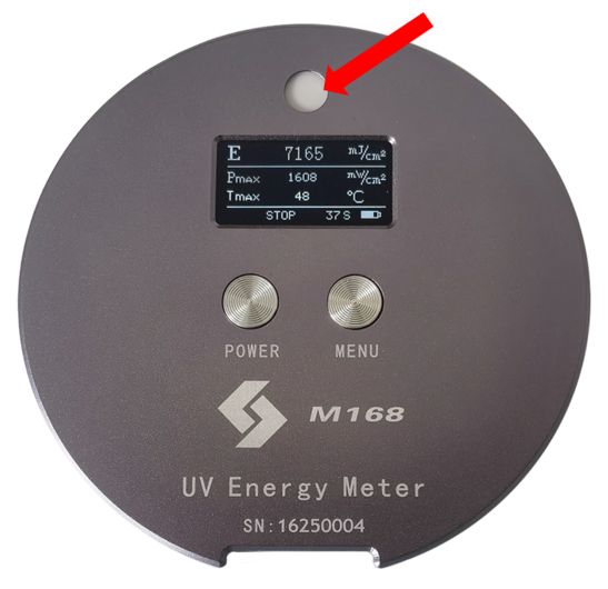 紫外线能量计探测器视窗示意图